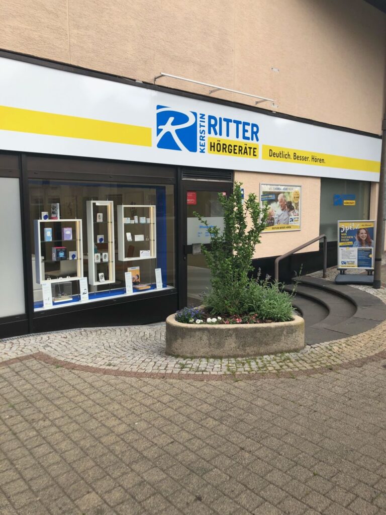 Außenansicht des Ritter Hörgeräte Fachgeschäfts in Idar-Oberstein (Idar)